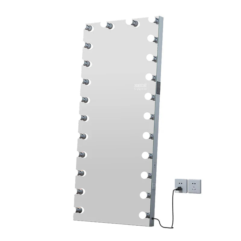 VANITII Marilyn Hollywood Vanity Mirror - Full Length Wall Mountable Vanity Mirror with 20 Dimmable LED Bulbs