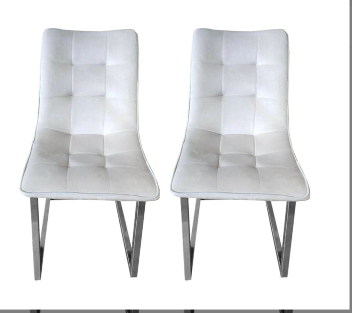 Ollie cream dining chair set of 2