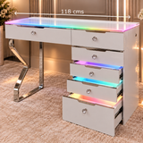 Glam 6 Drawer Vanity Dresser