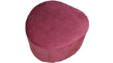 Pink Velvet Footstool