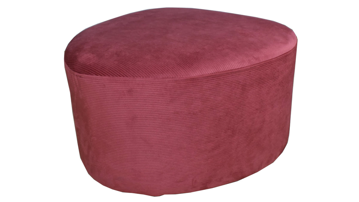 Pink Velvet Footstool