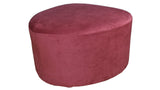 Pink Velvet Footstool