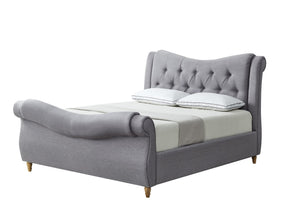 Arizona Linen Sleigh Bed