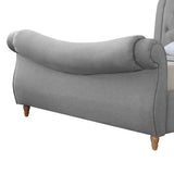 Arizona Linen Sleigh Bed