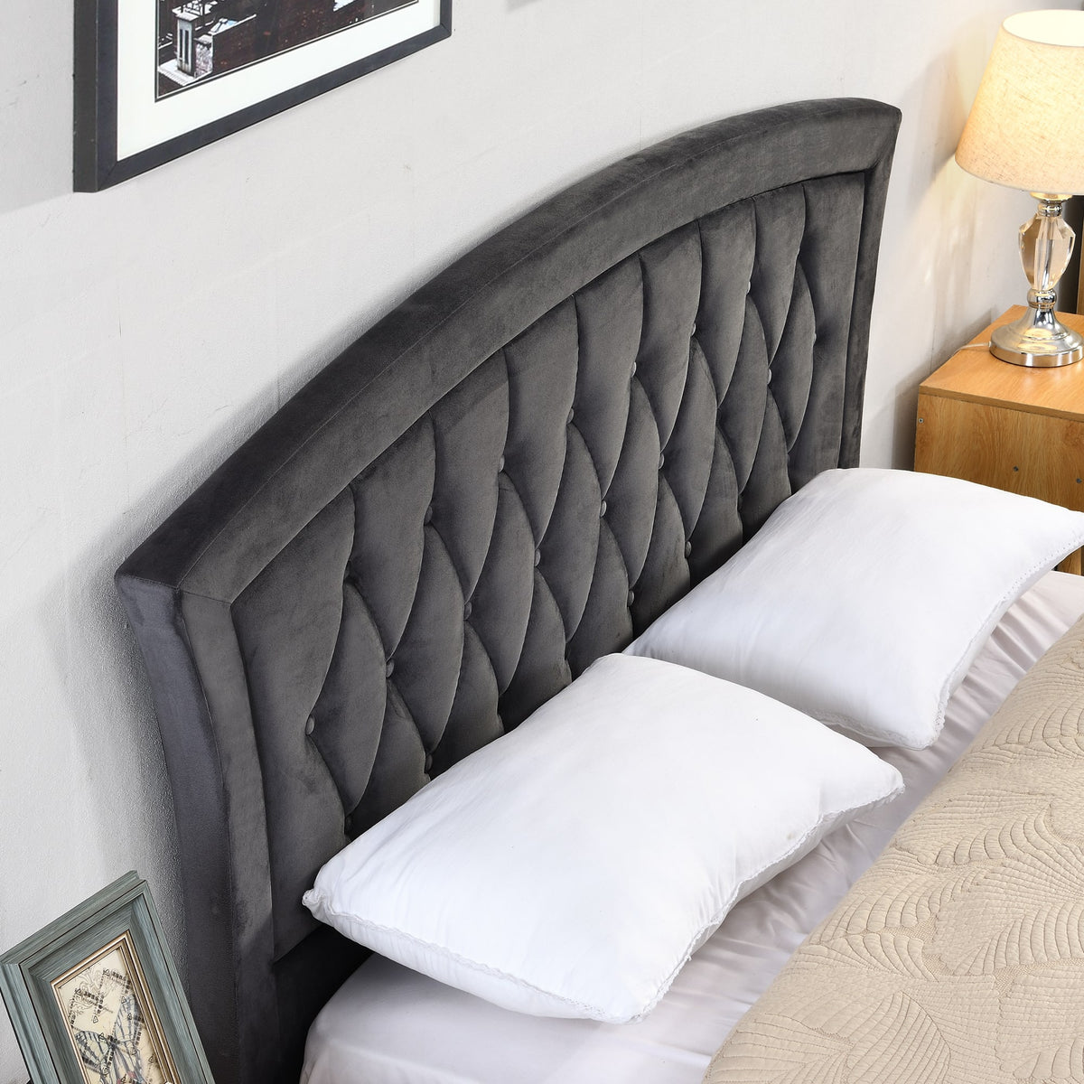 Kingston Velvet Bed