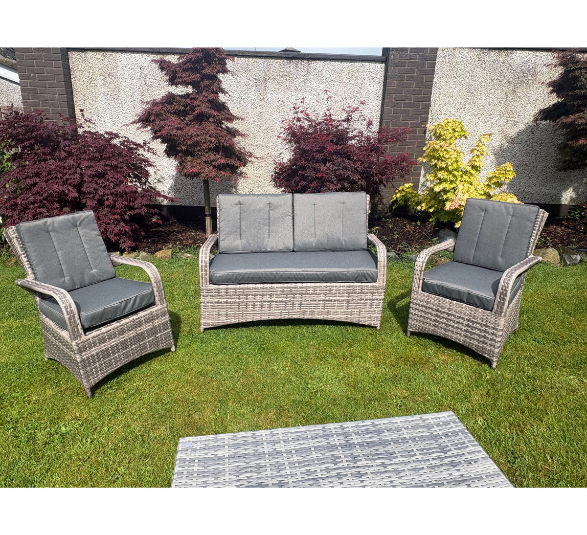 Barcelona Rattan Garden Sofa Set