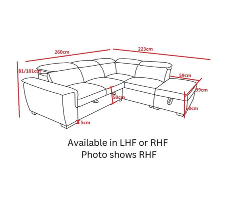 Malta Corner Sofa Bed with Storage