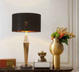 Vesper Marble & Obsidian Table Lamp