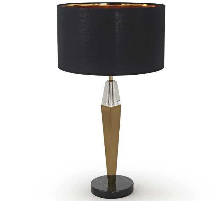 Vesper Marble & Obsidian Table Lamp