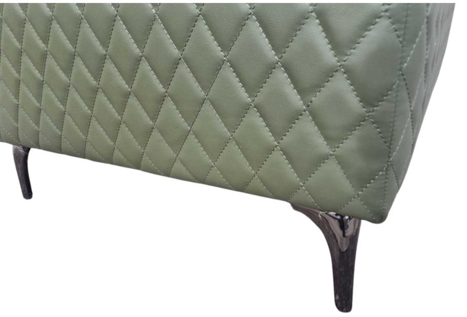 Milan Forest Green Electric Corner Suite
