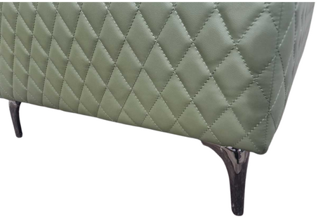 Milan Forest Green Electric Corner Suite