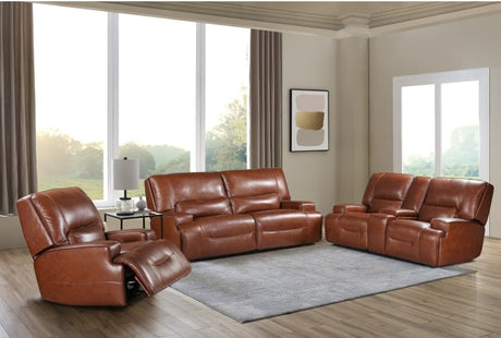 Miami leather recliner sofa dark brown Northern Ireland