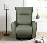 Monti Electric Power Recliner Green Chair