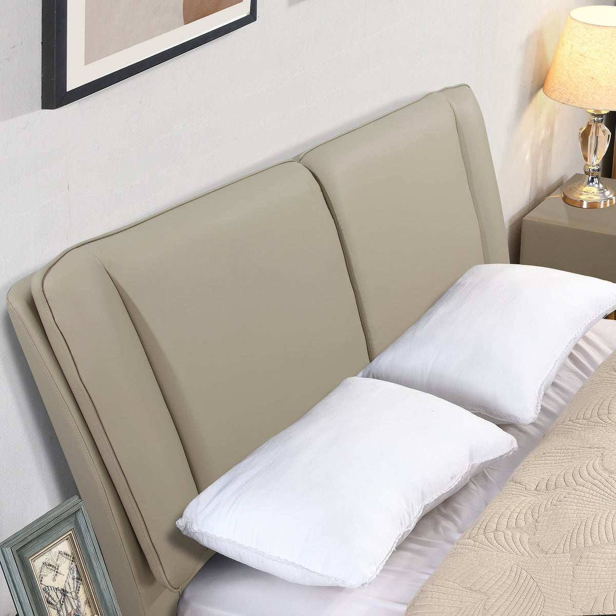 Antrim Faux Leather Bed