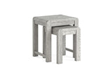Amsterdam Grey Washed Oak Nest of Tables