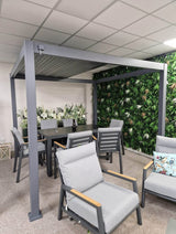 *Limited Edition Hilton Slate Grey Pergola 3x4M