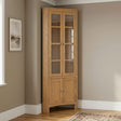 Kilkenny Oak Corner Display Unit