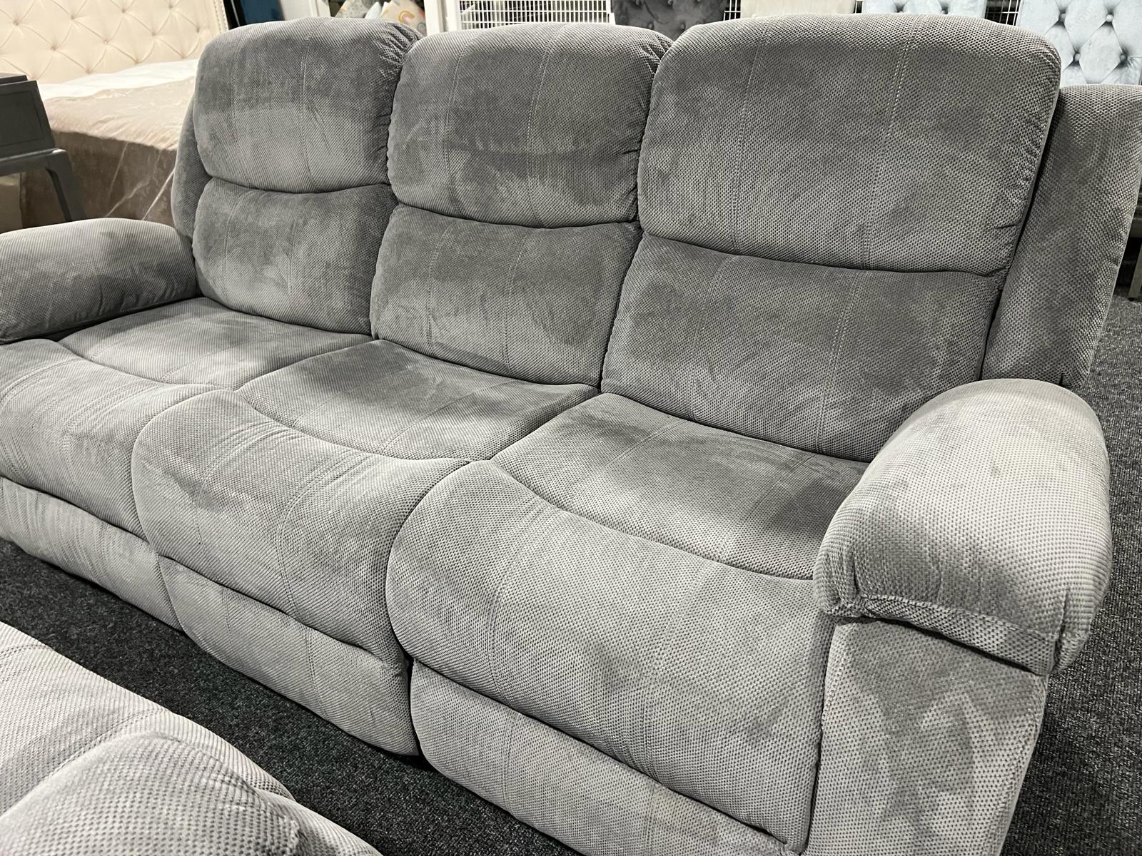 Judy fabric reclining sofa 3 2