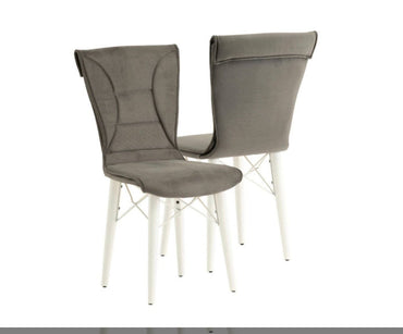 Lukas Chair charcoal/white