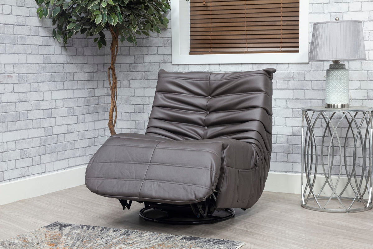 Capri Swivel Rocker Recliner - Dark Grey | Furniture Store NI