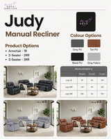 Judy Manual Recliner Sofa