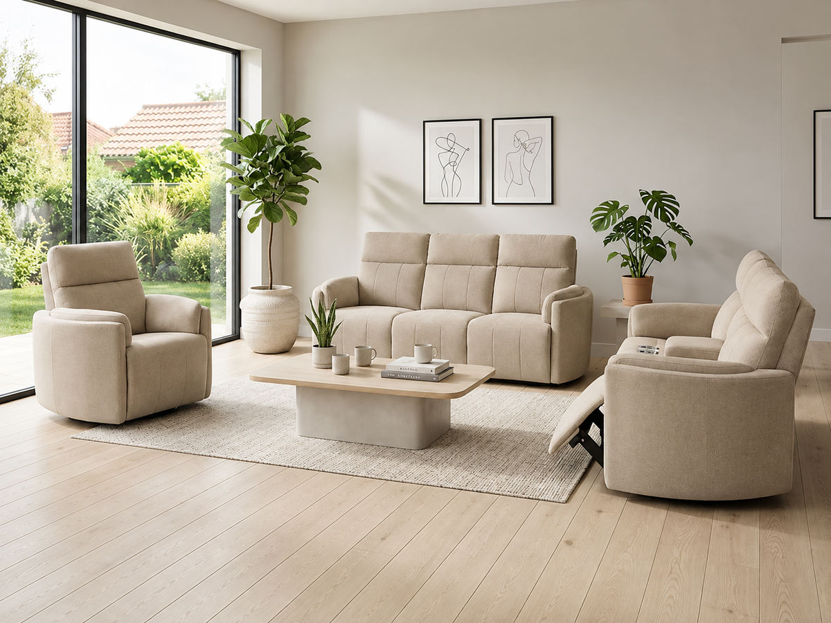 Juno Manual Recliner Sofa