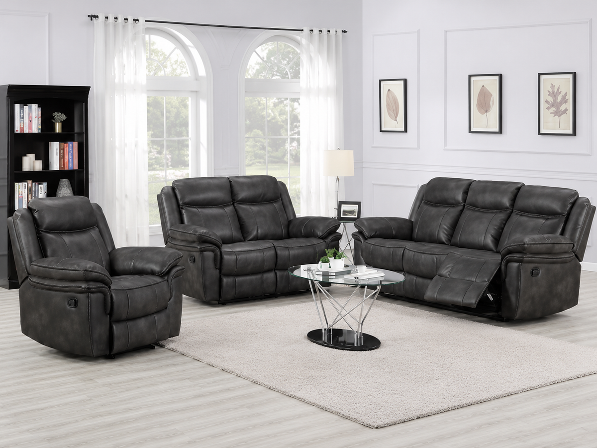 Luca Manual Recliner Sofa