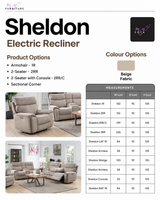 Sheldon Electric Recliner Sofa