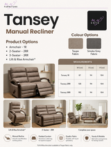 Tansey Manual Recliner Sofa