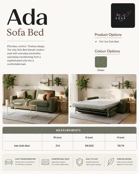 Ada Pull-Out Sofa Bed