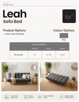 Leah Click-Clack Sofa Bed