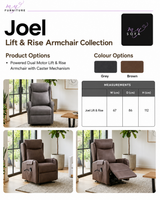 Joel Dual Motor Lift & Rise Chair