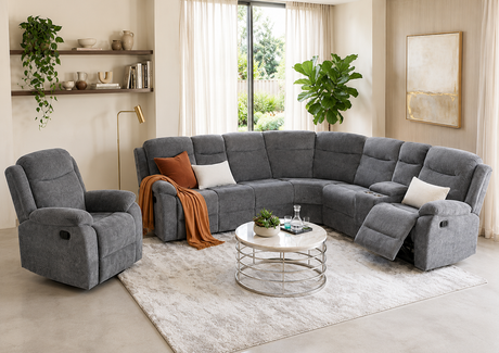 Benson Manual Recliner Sofa