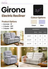 Girona Electric Recliner Sofa