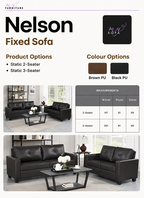 Nelson Fixed Sofa
