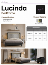 Lucinda LED Bed Frame