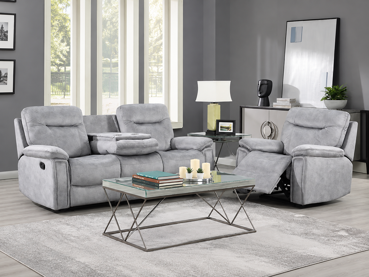 Nicole Manual Recliner Sofa