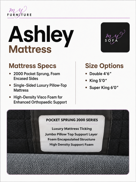 Ashley 2000 Pocket Sprung Mattress