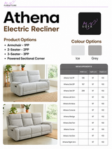 Athena Electric Recliner Sofa