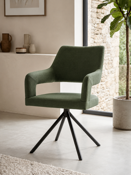 Belle 360° Swivel Dining Chair