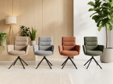 Carly 360° Swivel Dining Chair