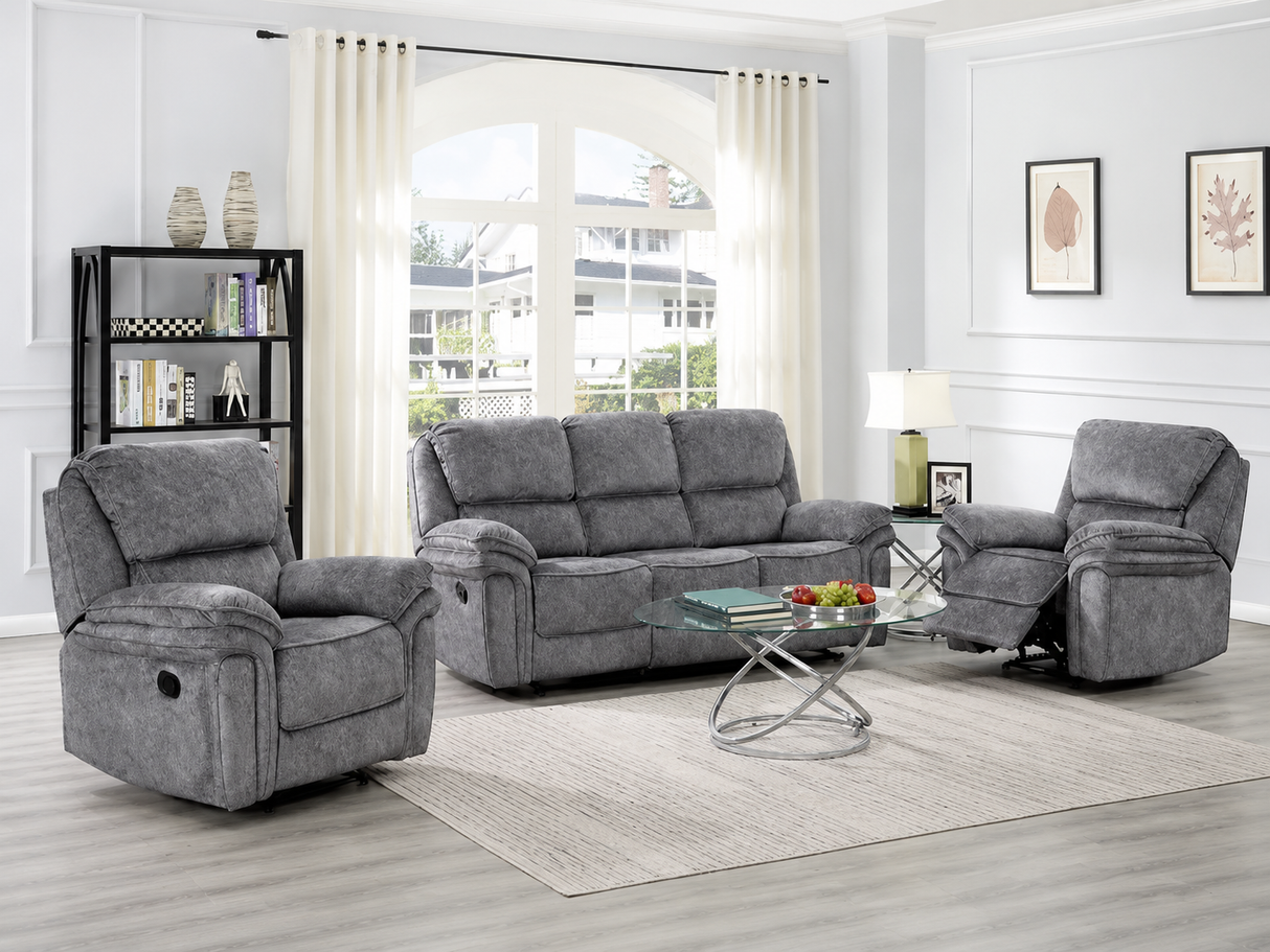 Gretta Manual Recliner Sofa
