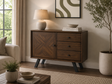 nevada parquet sideboard compact living room setting at the furniture store ni