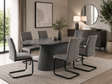 barletta sintered stone dining set modern dining room furniture store ni 