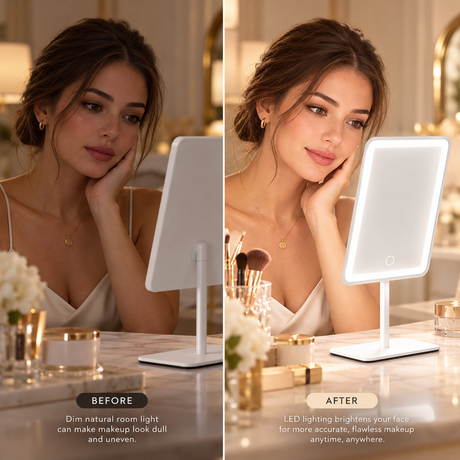 Glam 360 portable LED makeup light bar, view 3