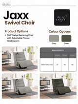 Jaxx Swivel Reclining Chair