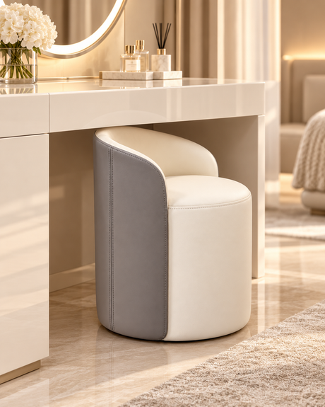 Glam Swivel Vanity Stool