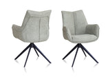 Arco Swivel Arm Chair - Green