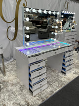 Glam Empire Pro 13 Drawer Vanity Dresser