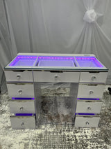 9 Drawer Mini Empire Pro Vanity Dresser (Babydoll Collection)